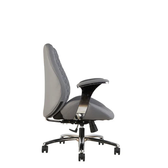 Medium Back Office Chair with Chrome Base -