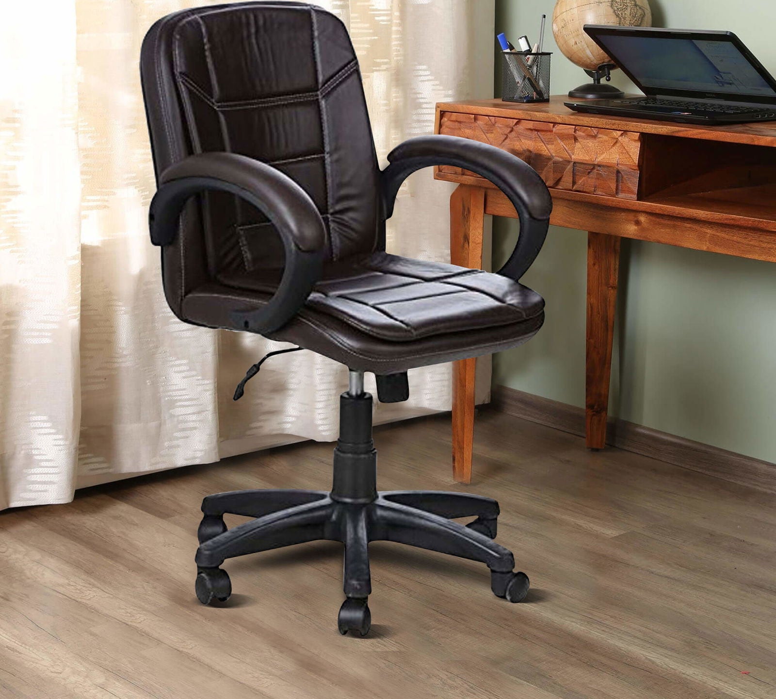 Medium Back Office Executive Chair Nylon Frame Base -