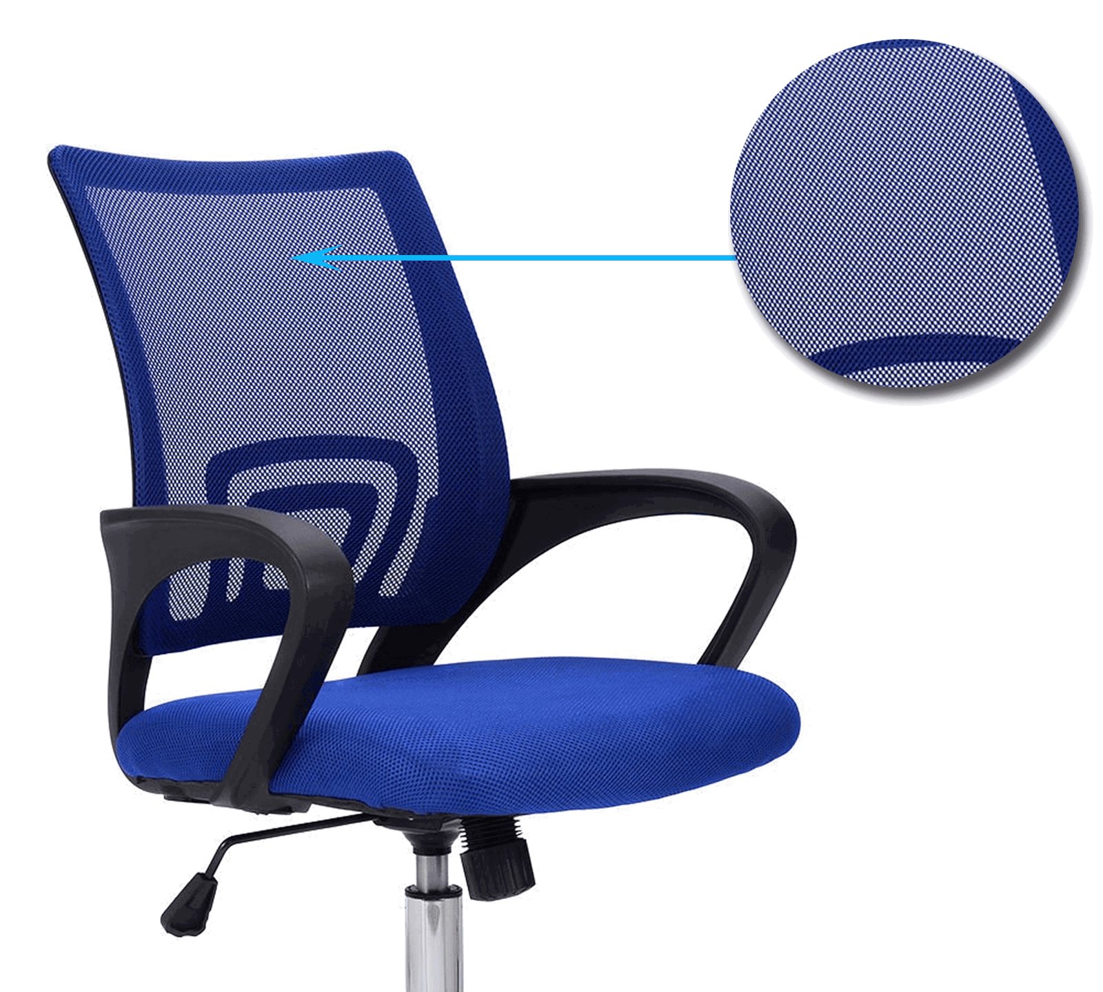 Medium Back Office Executive Chair with Chrome Base -