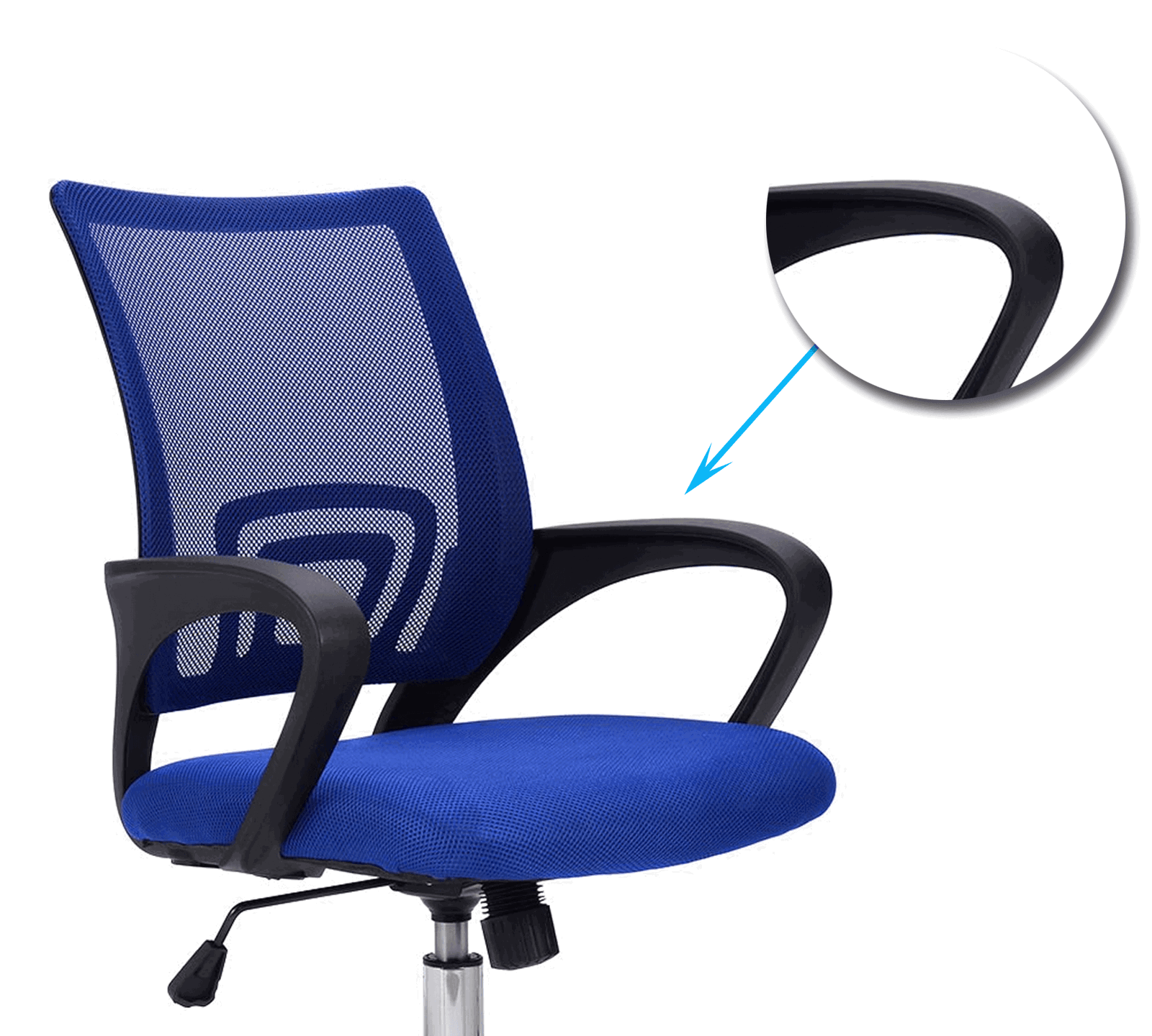 Medium Back Office Executive Chair with Chrome Base -
