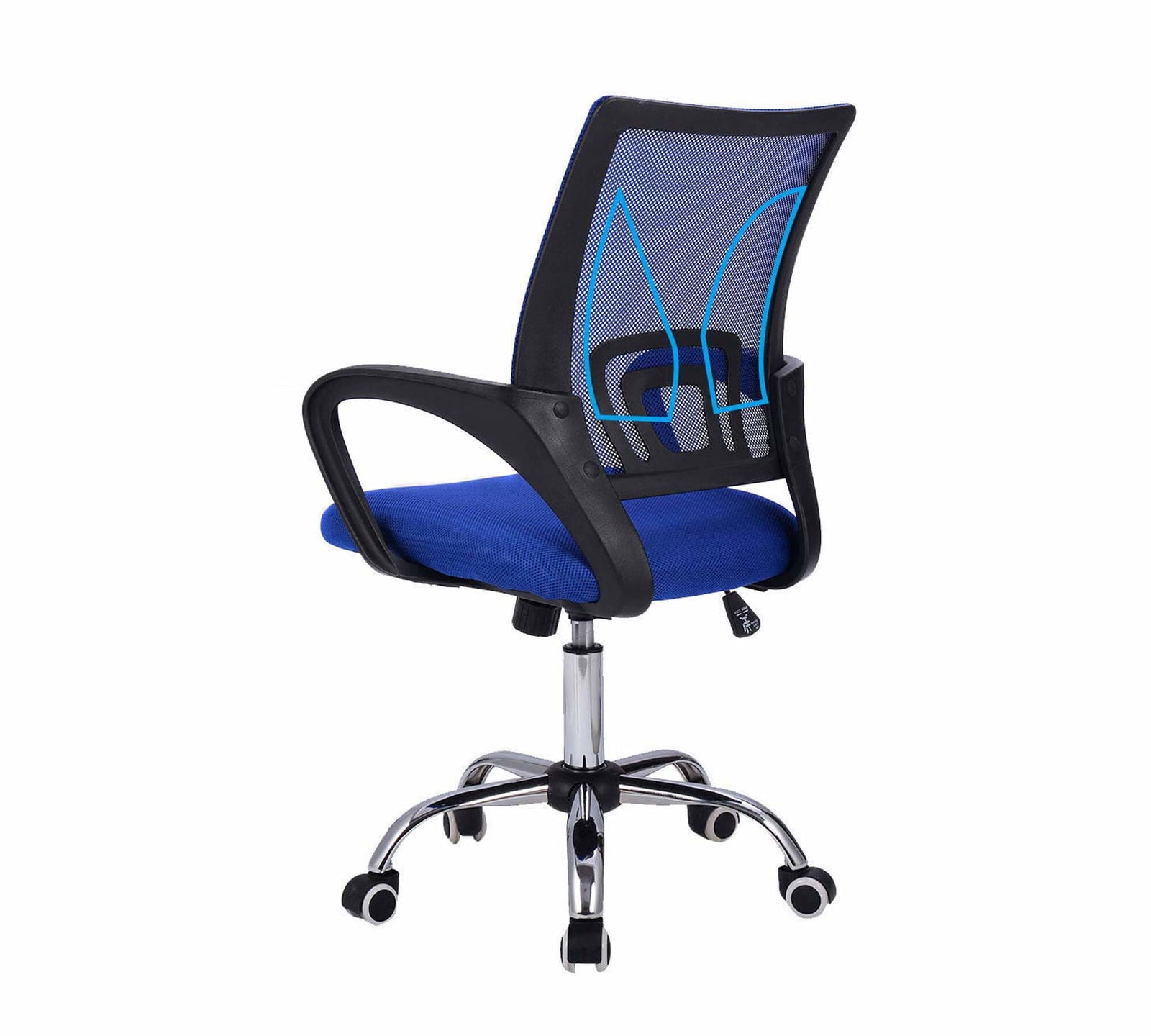 Medium Back Office Executive Chair with Chrome Base -