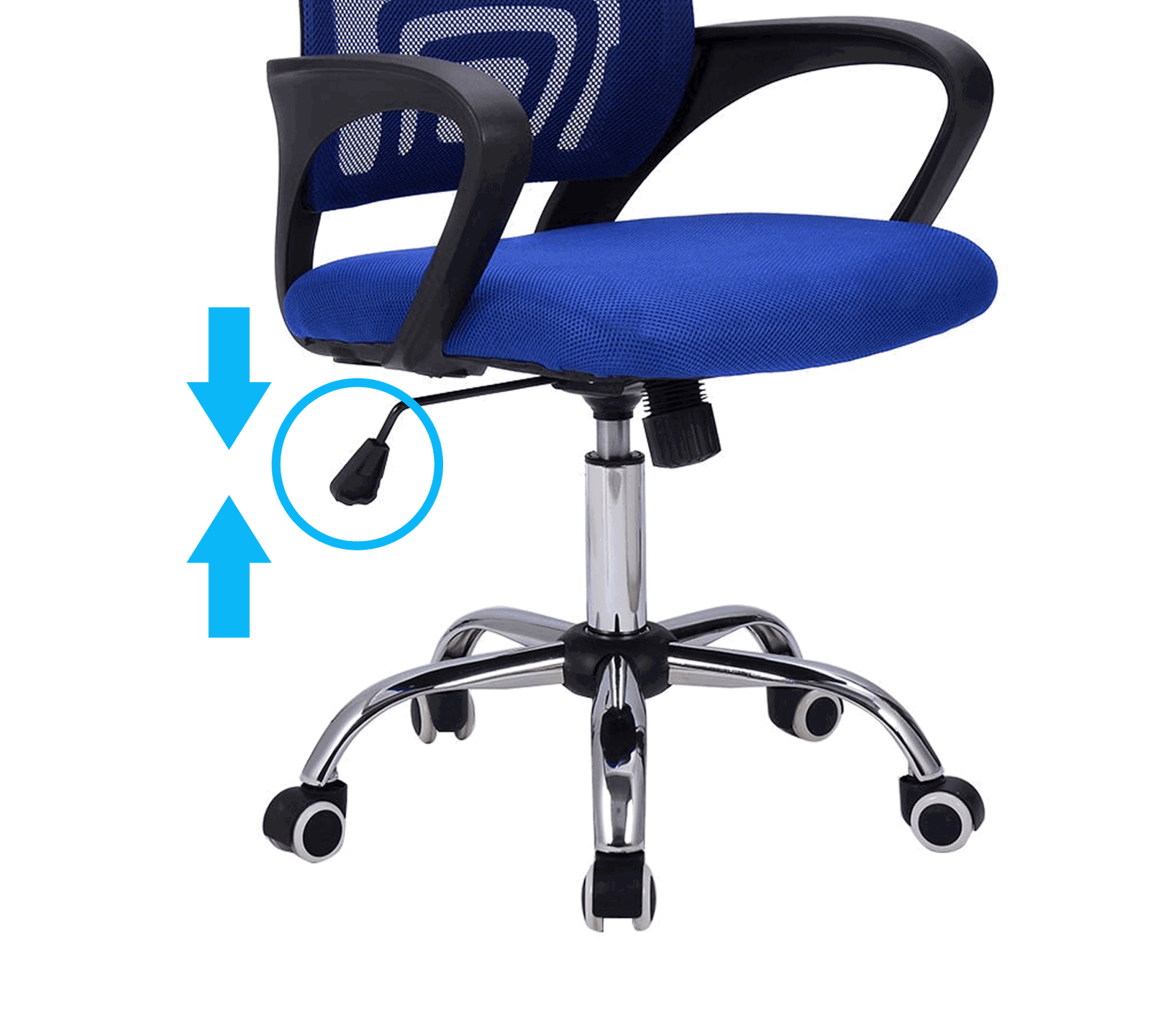 Medium Back Office Executive Chair with Chrome Base -