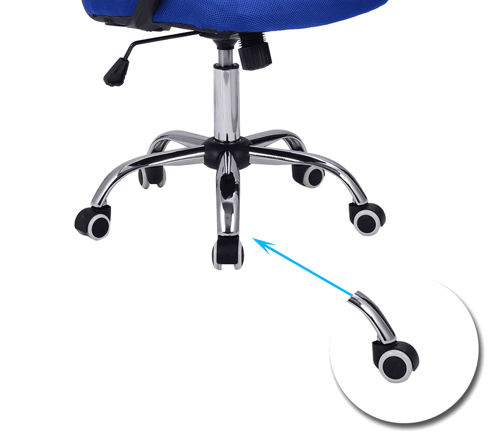 Medium Back Office Executive Chair with Chrome Base -