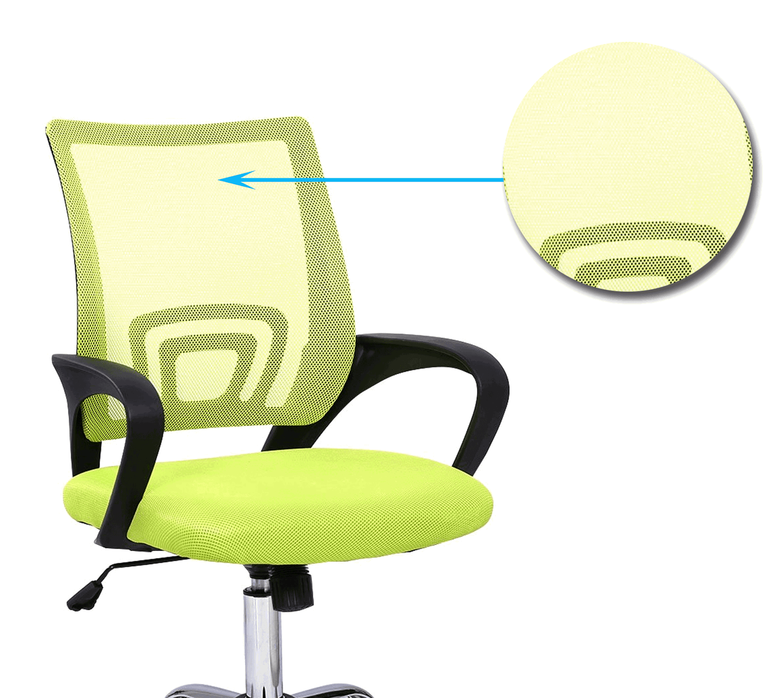 Medium Back Office Executive Chair with Chrome Base -