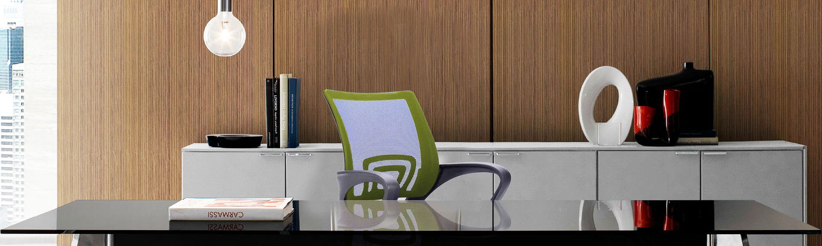 Medium Back Office Executive Chair with Chrome Base -