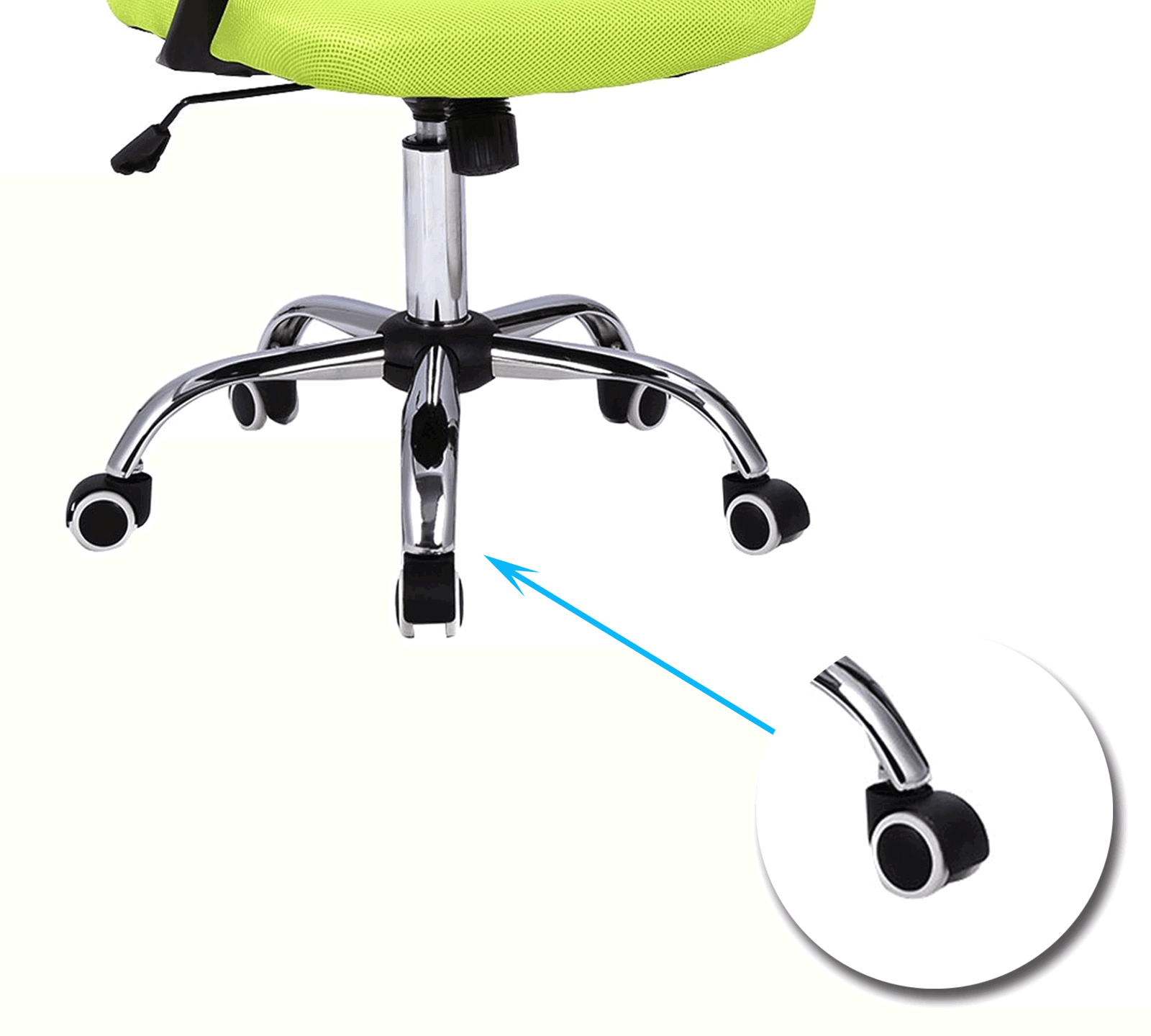 Medium Back Office Executive Chair with Chrome Base -