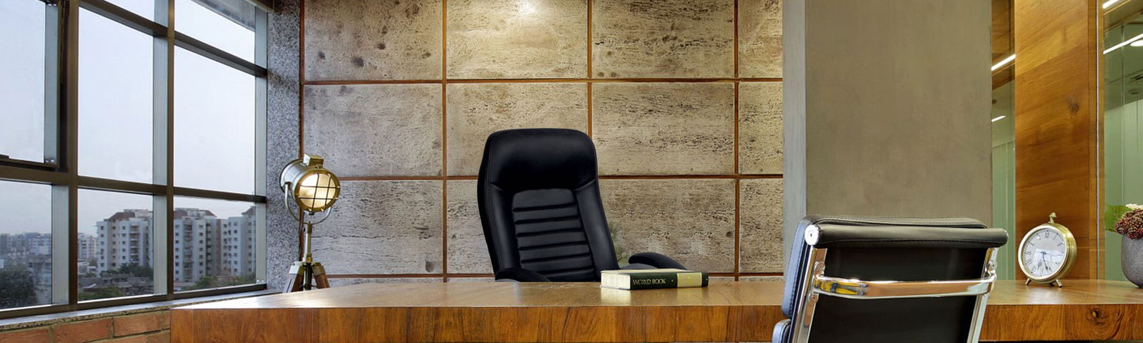 Medium Back Office Executive Chair with Chrome Base -
