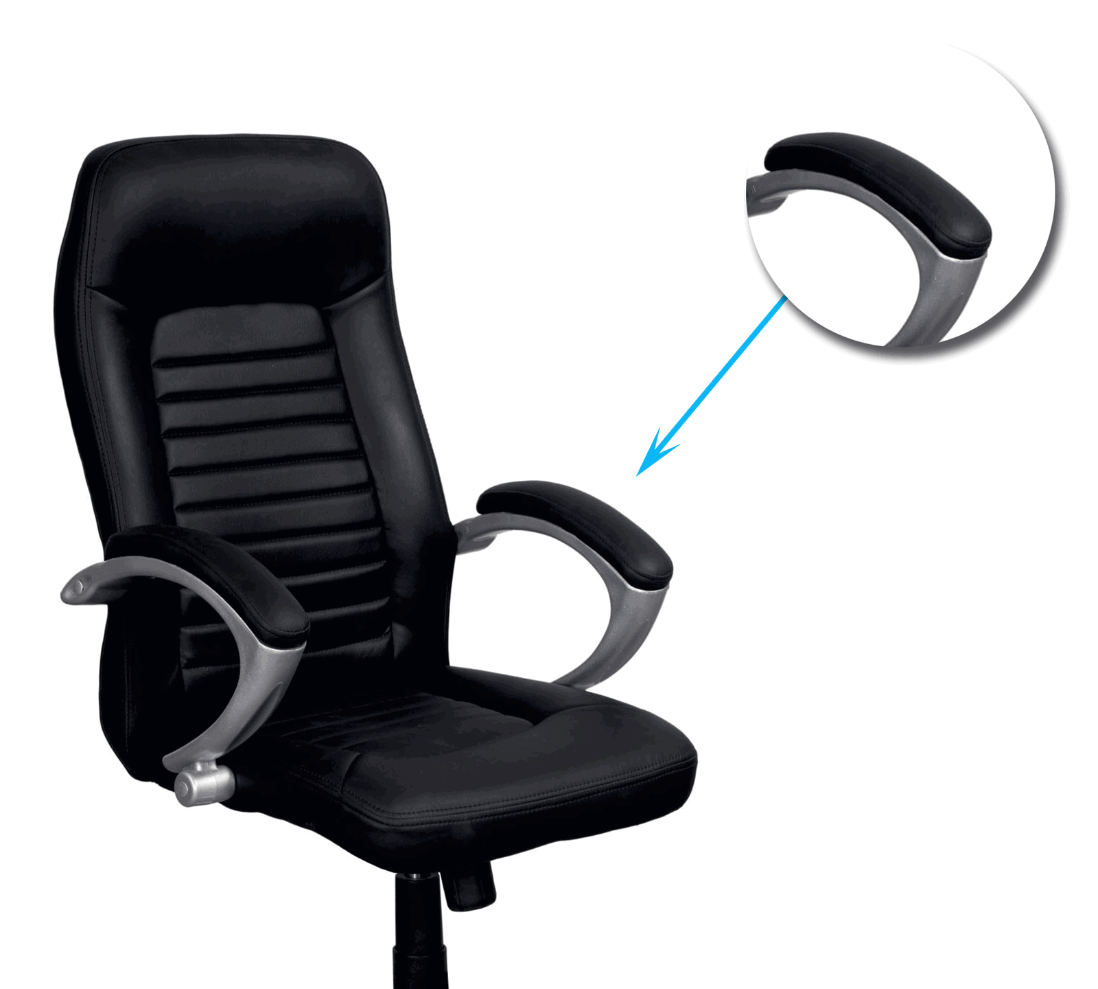 Medium Back Office Executive Chair with Chrome Base -