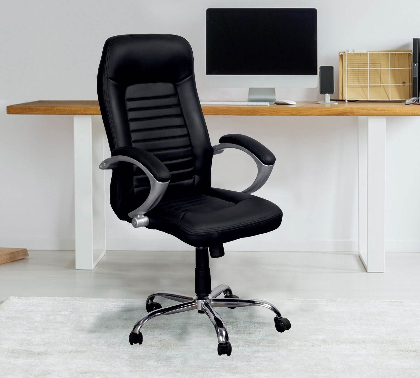 Medium Back Office Executive Chair with Chrome Base -
