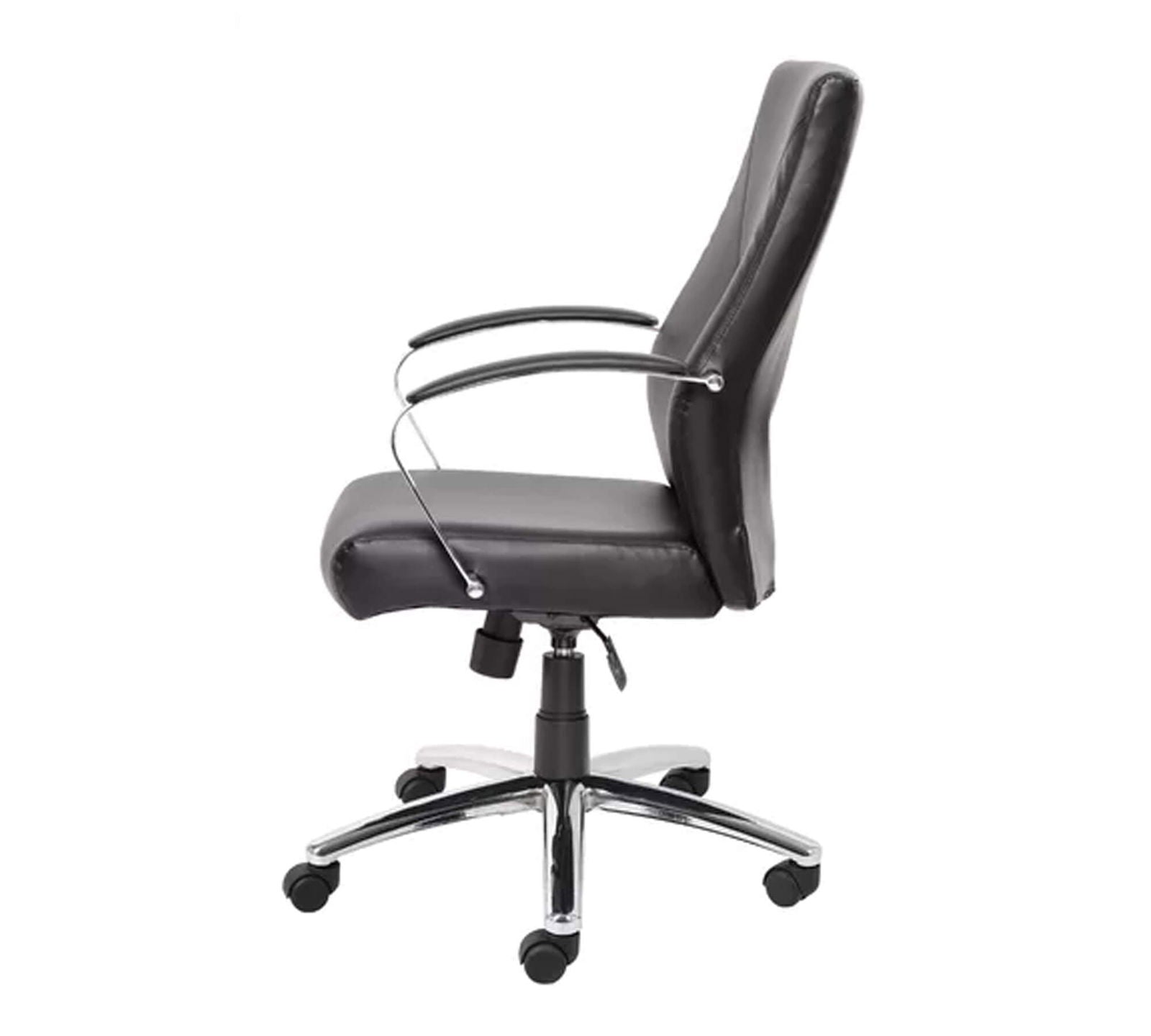 Medium Back Office Executive Chair with Height Adjustable Chrome Base -