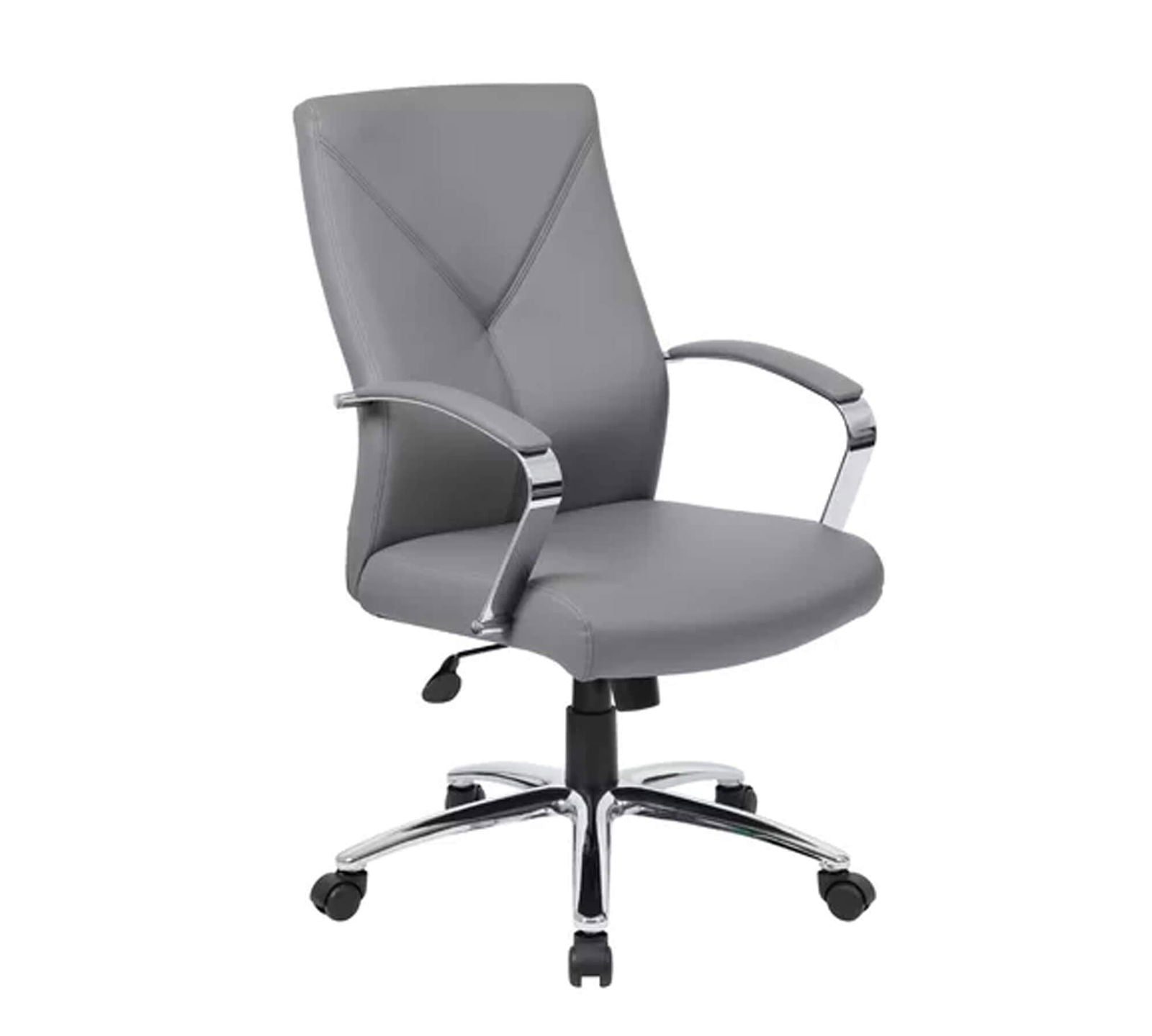 Medium Back Office Executive Chair with Height Adjustable Chrome Base
