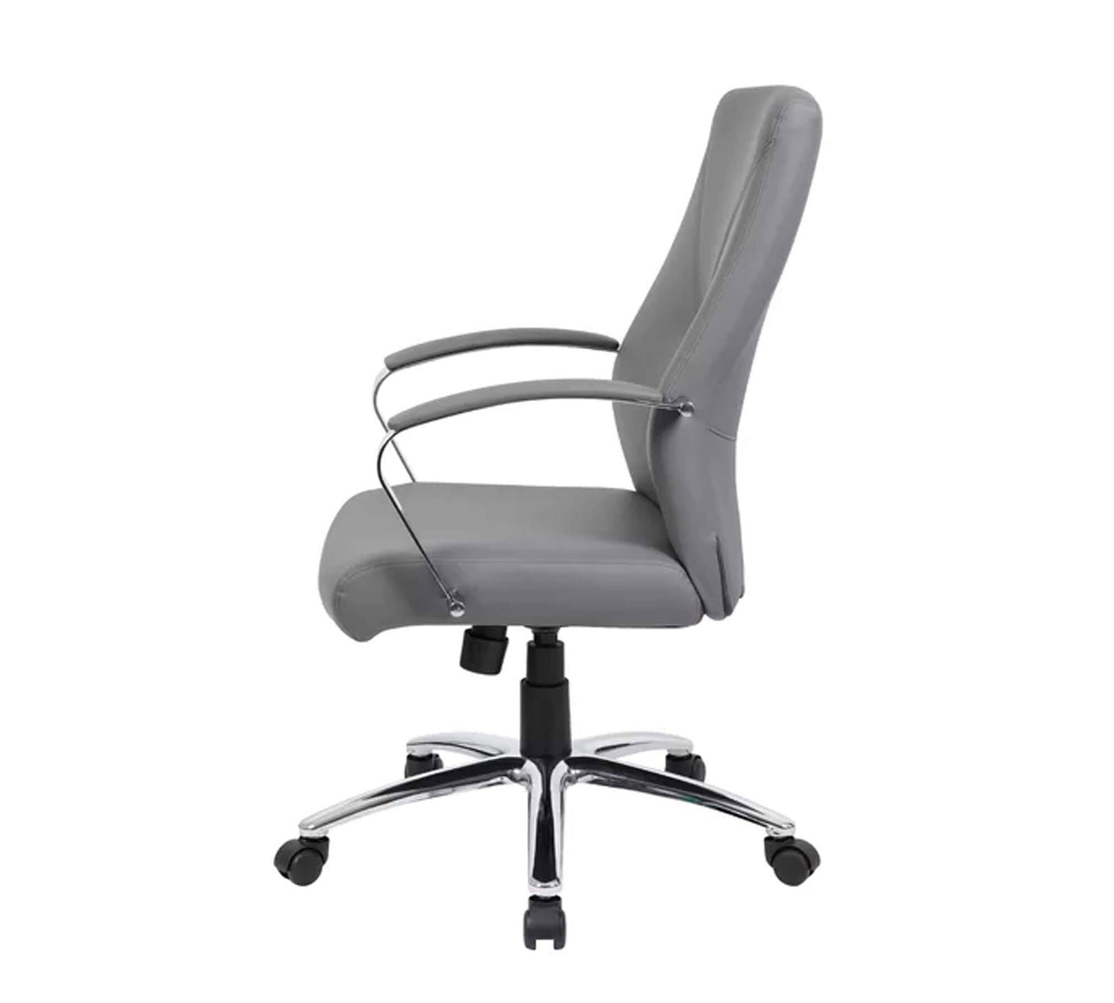 Medium Back Office Executive Chair with Height Adjustable Chrome Base -
