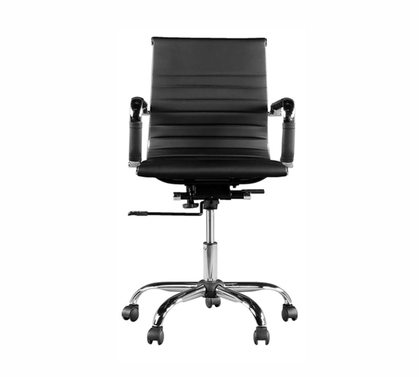 Medium Back Office Executive Chair with Height Adjustable Chrome Base -