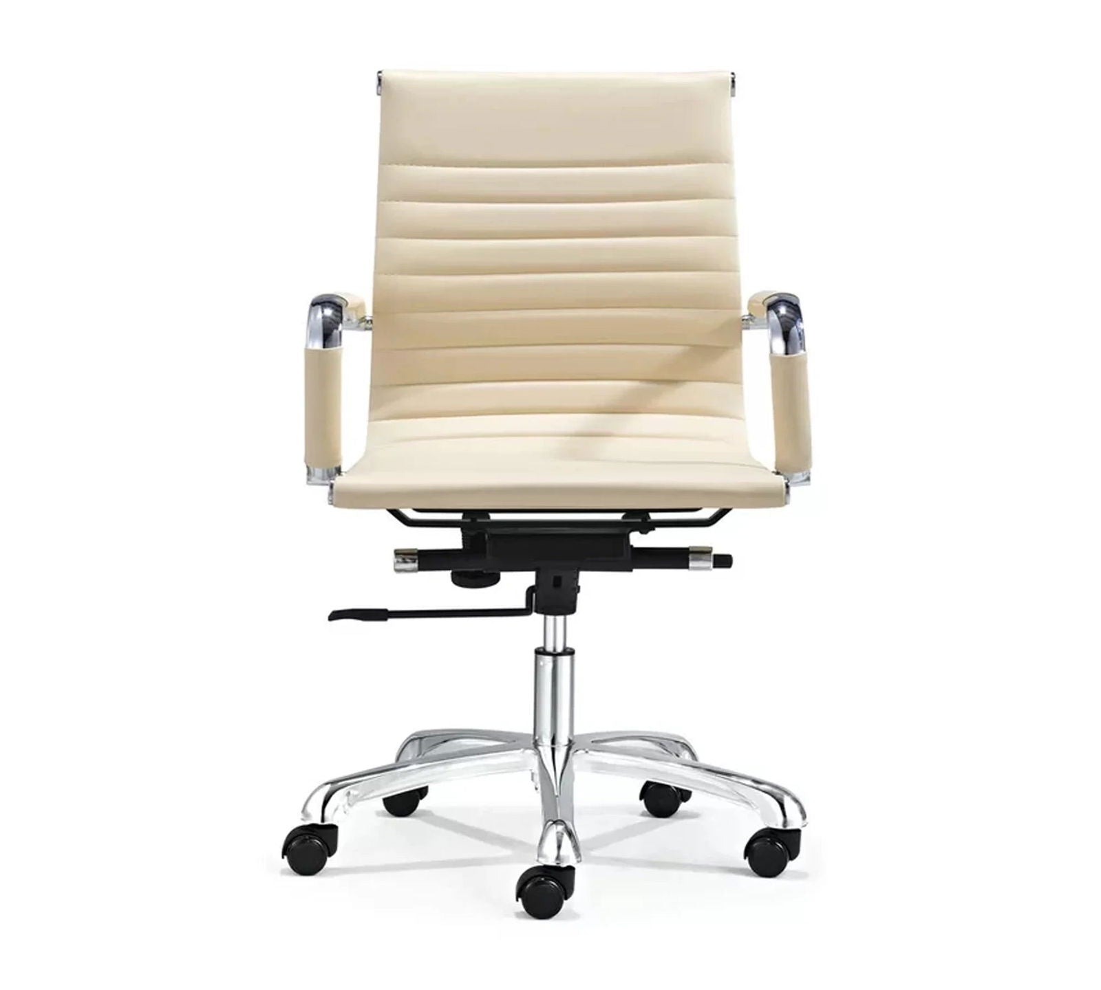 Medium Back Office Executive Chair with Height Adjustable Chrome Base -