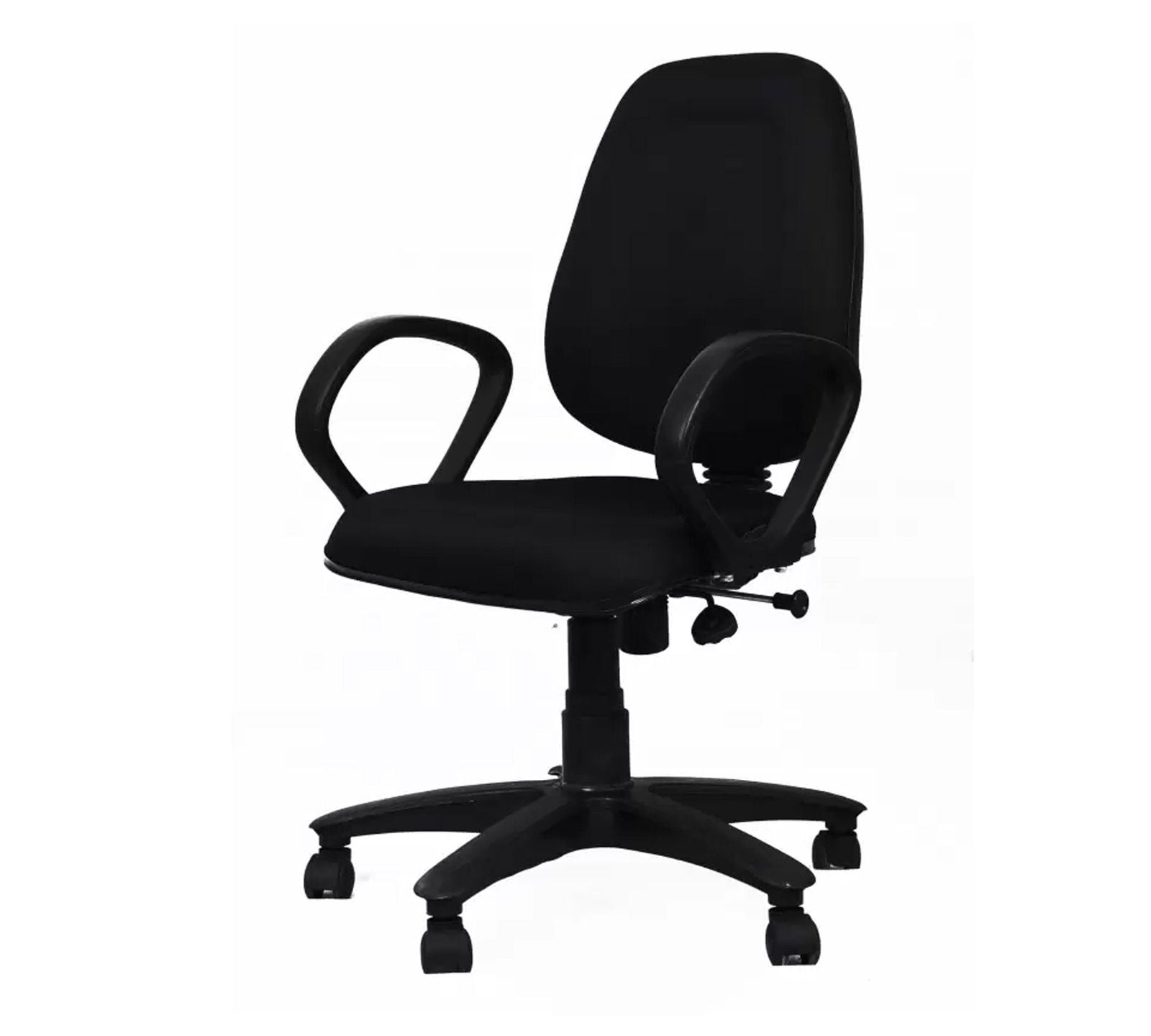 Medium Back Office Executive Chair with Nylon Base & Armrest -