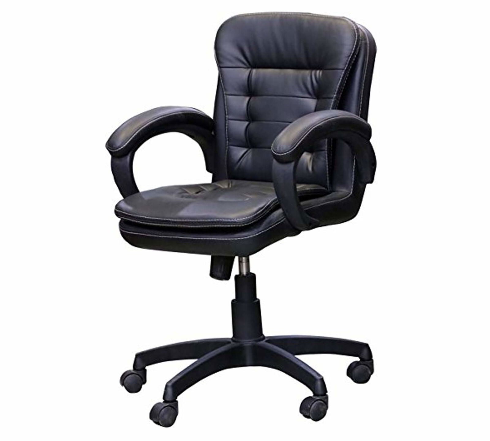 Medium Back Office Executive Chair with Nylon Wheels Base -