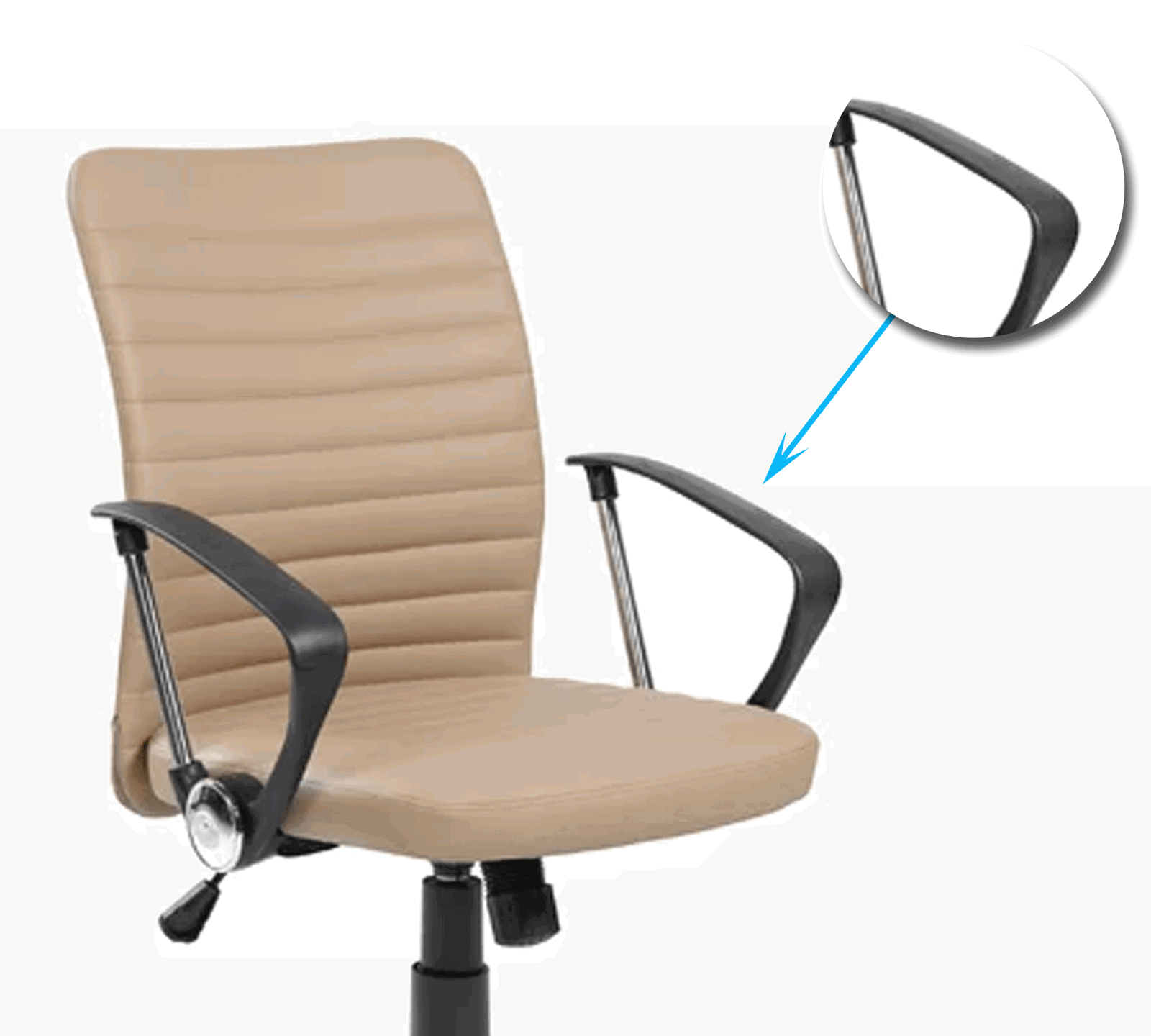 Medium Back Office Executive Ergonomic Chair with Chrome Base -