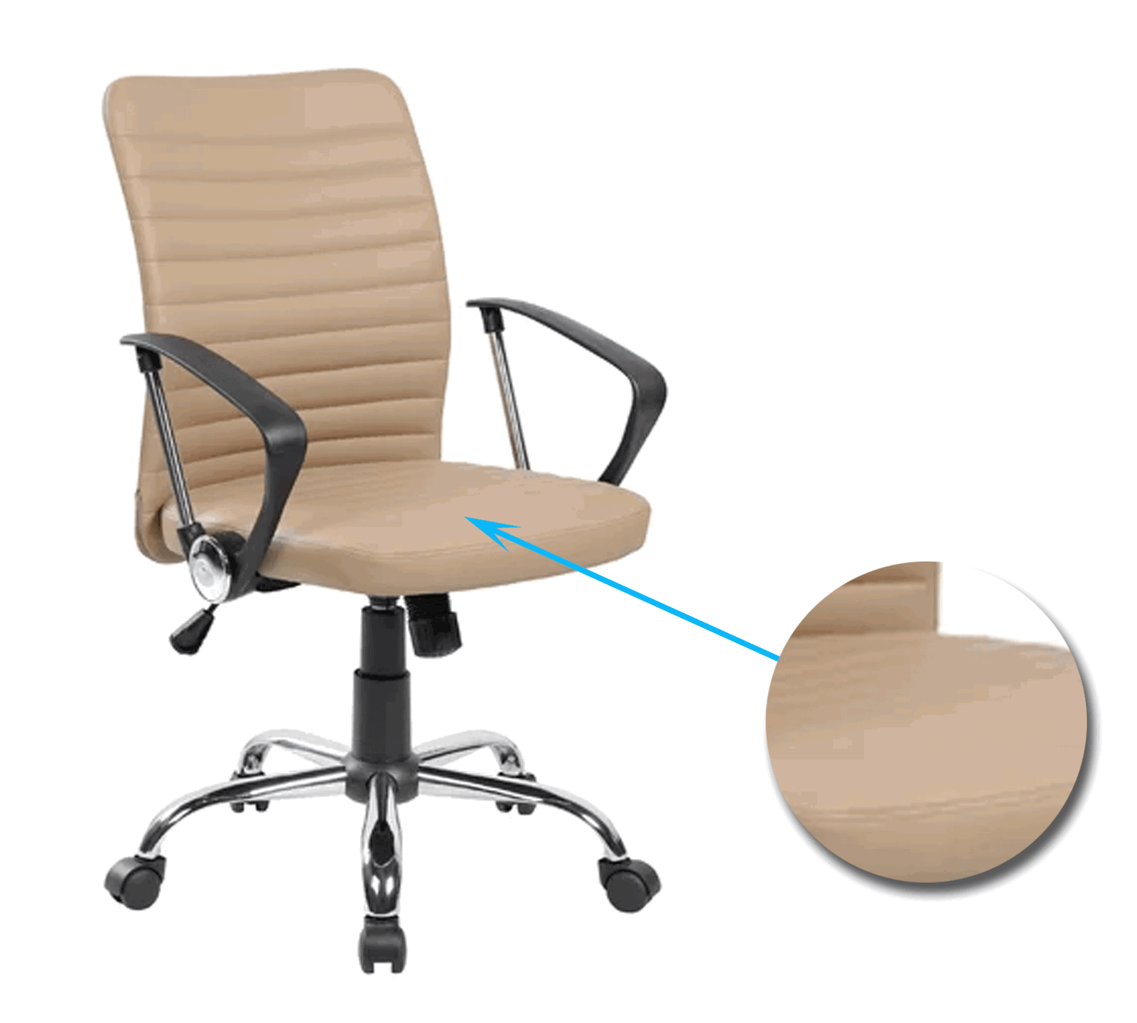 Medium Back Office Executive Ergonomic Chair with Chrome Base -