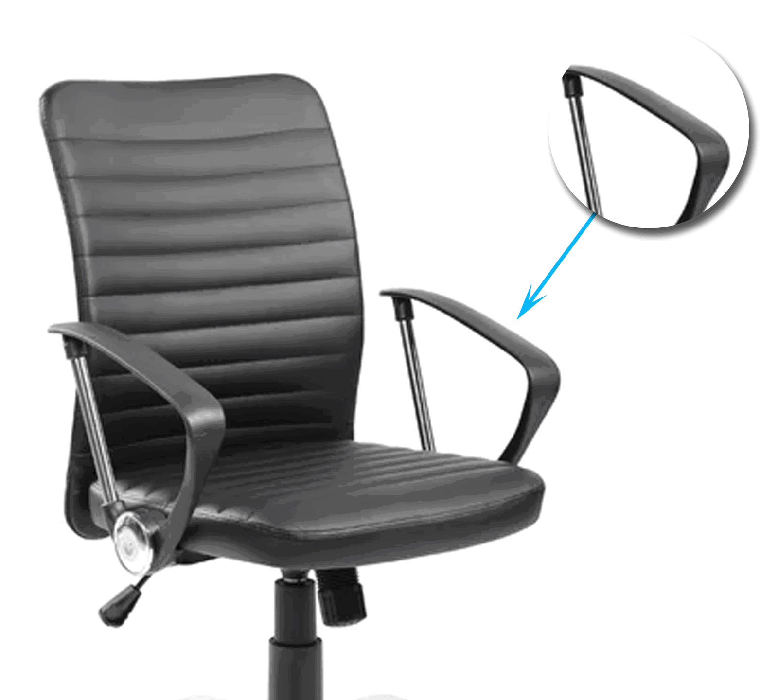 Medium Back Office Executive Ergonomic Chair with Chrome Base -