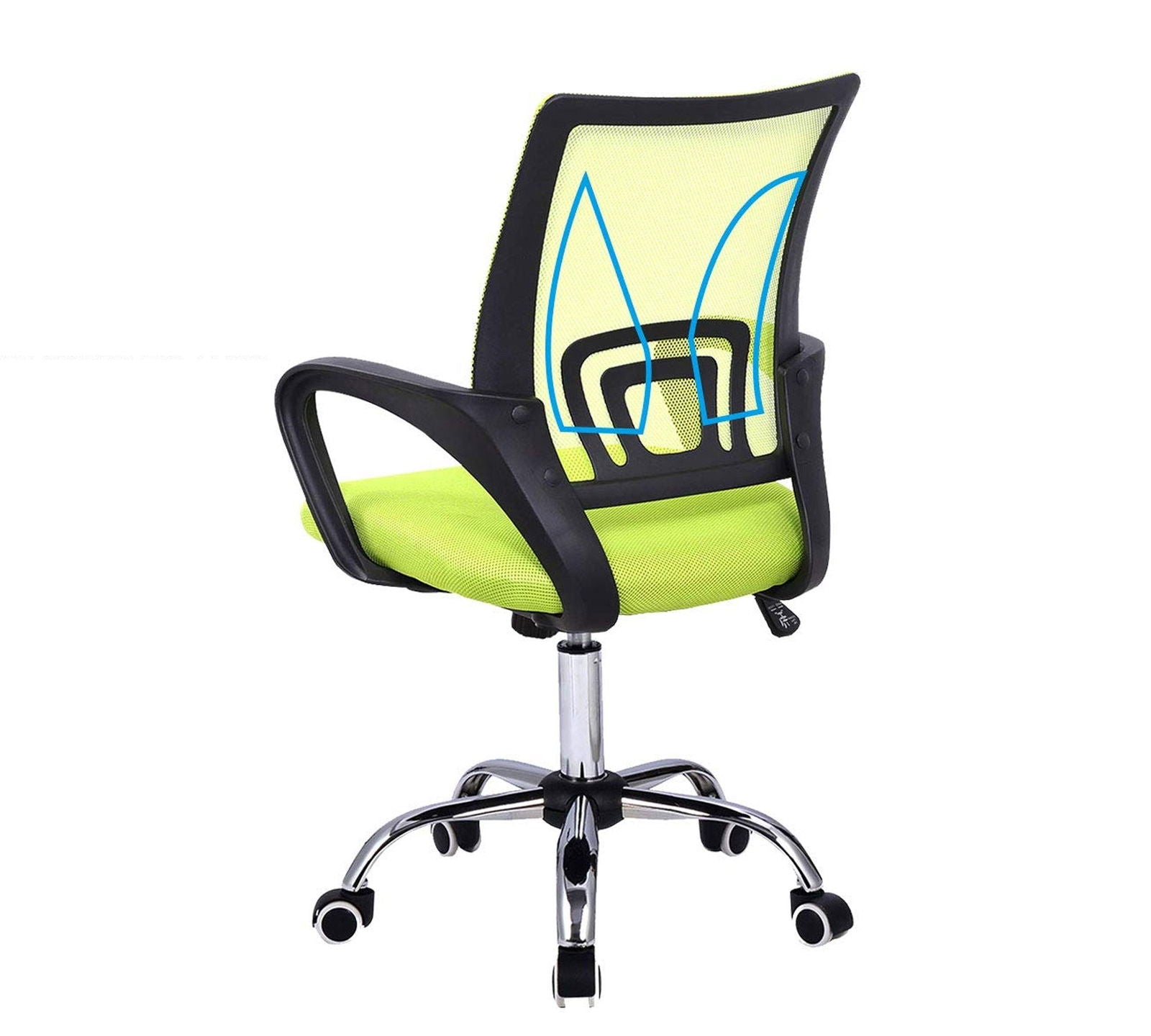 Medium Back Office Executive Mesh Chair with Chrome Base -