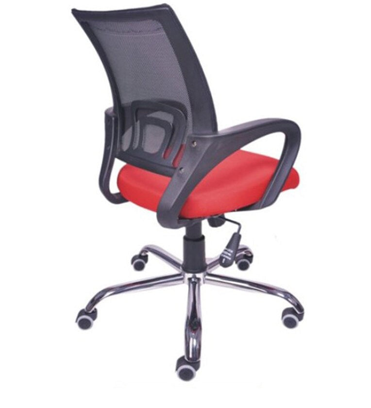Medium Back Office Executive Mesh Chair with Height Adjustable Chrome Base -