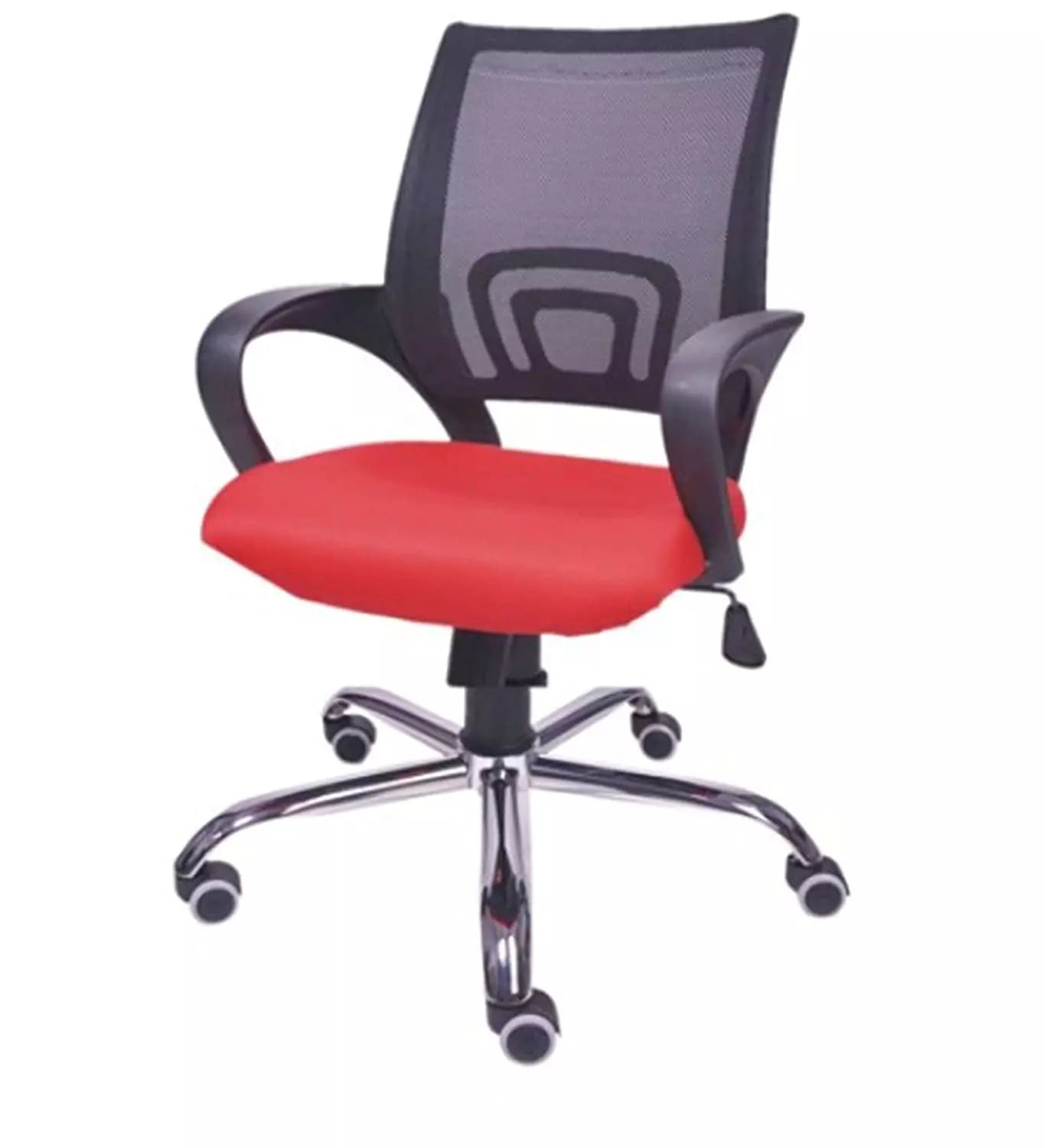 Medium Back Office Executive Mesh Chair with Height Adjustable Chrome Base -