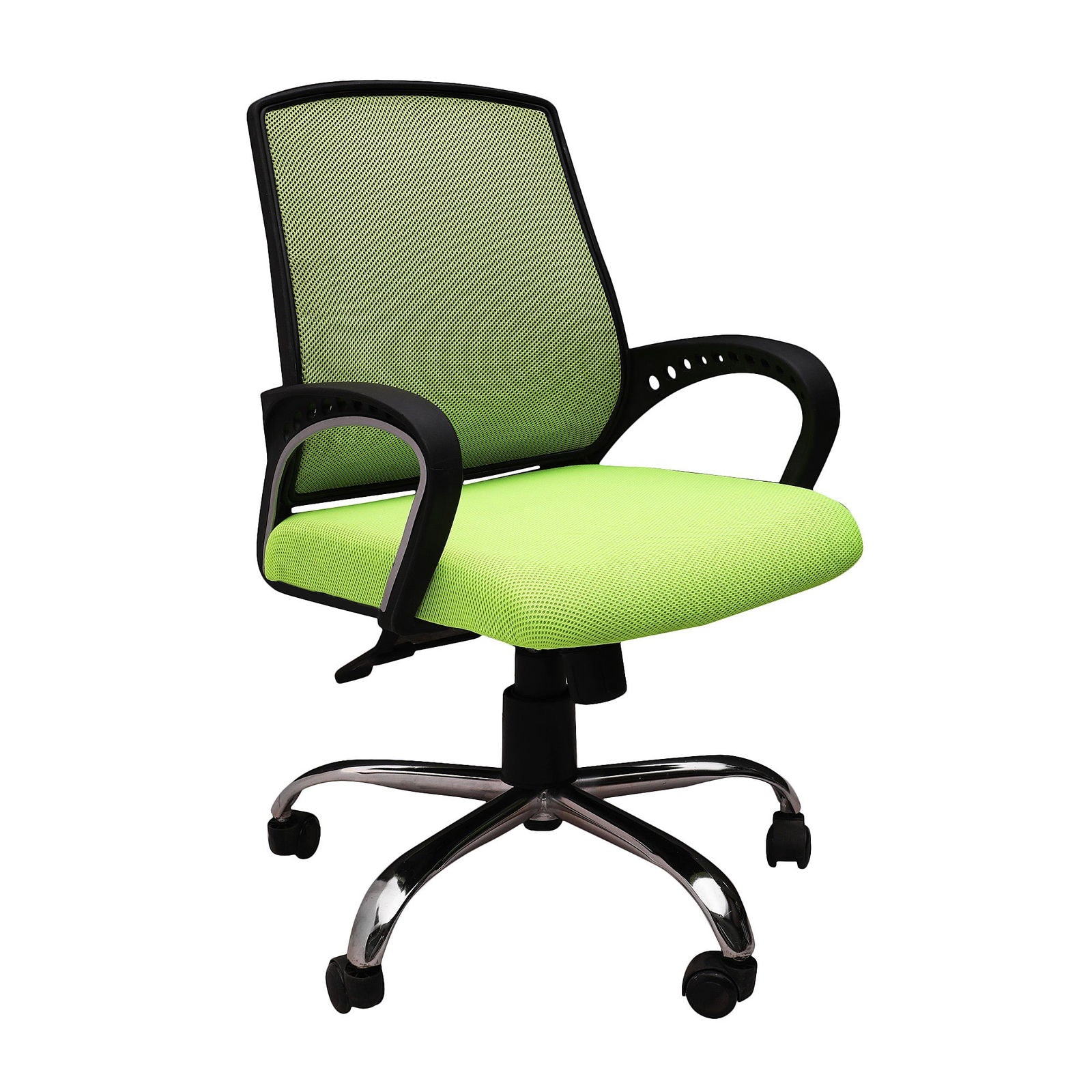 Medium Back Office Executive Mesh Chair with Height Adjustable Chrome Base -