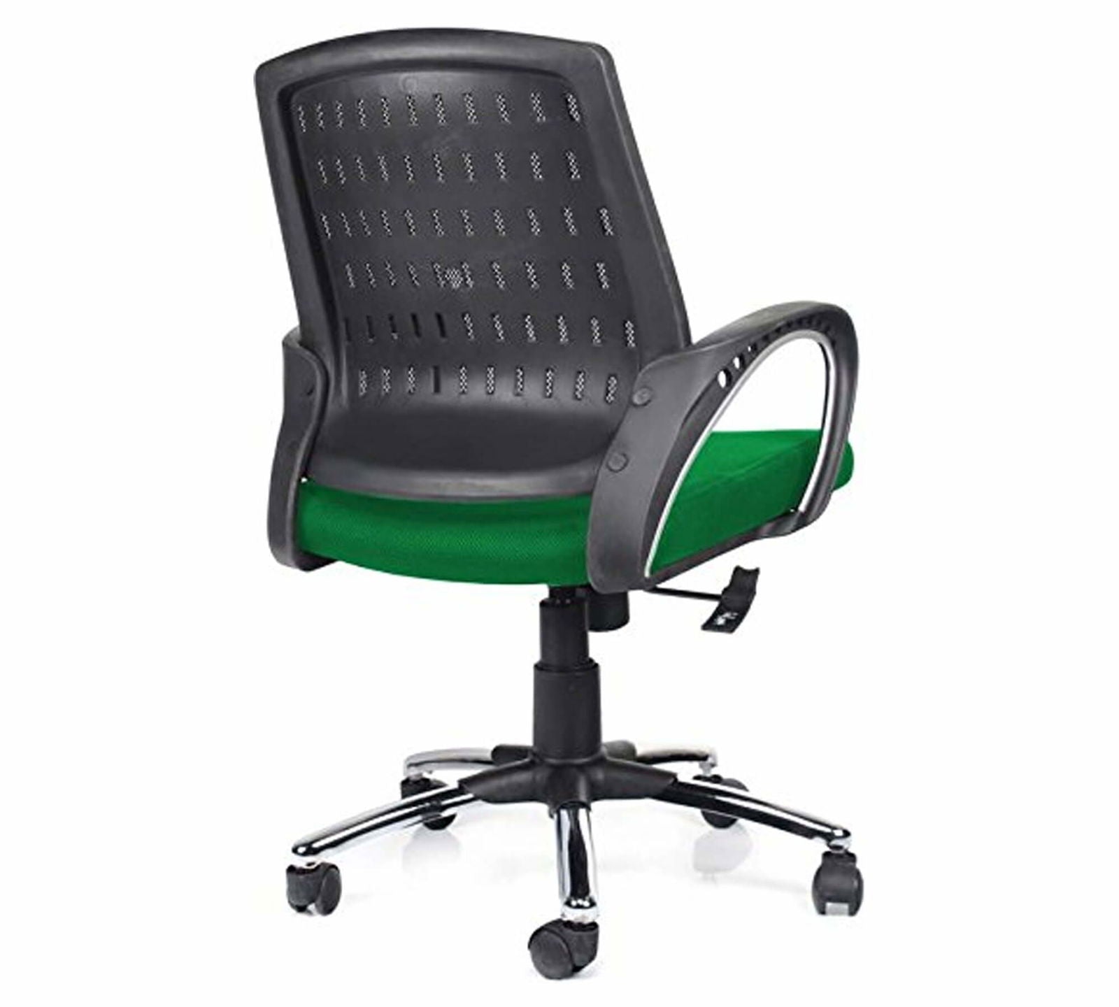 Medium Back Office Executive Mesh Chair with Height Adjustable Chrome Base -