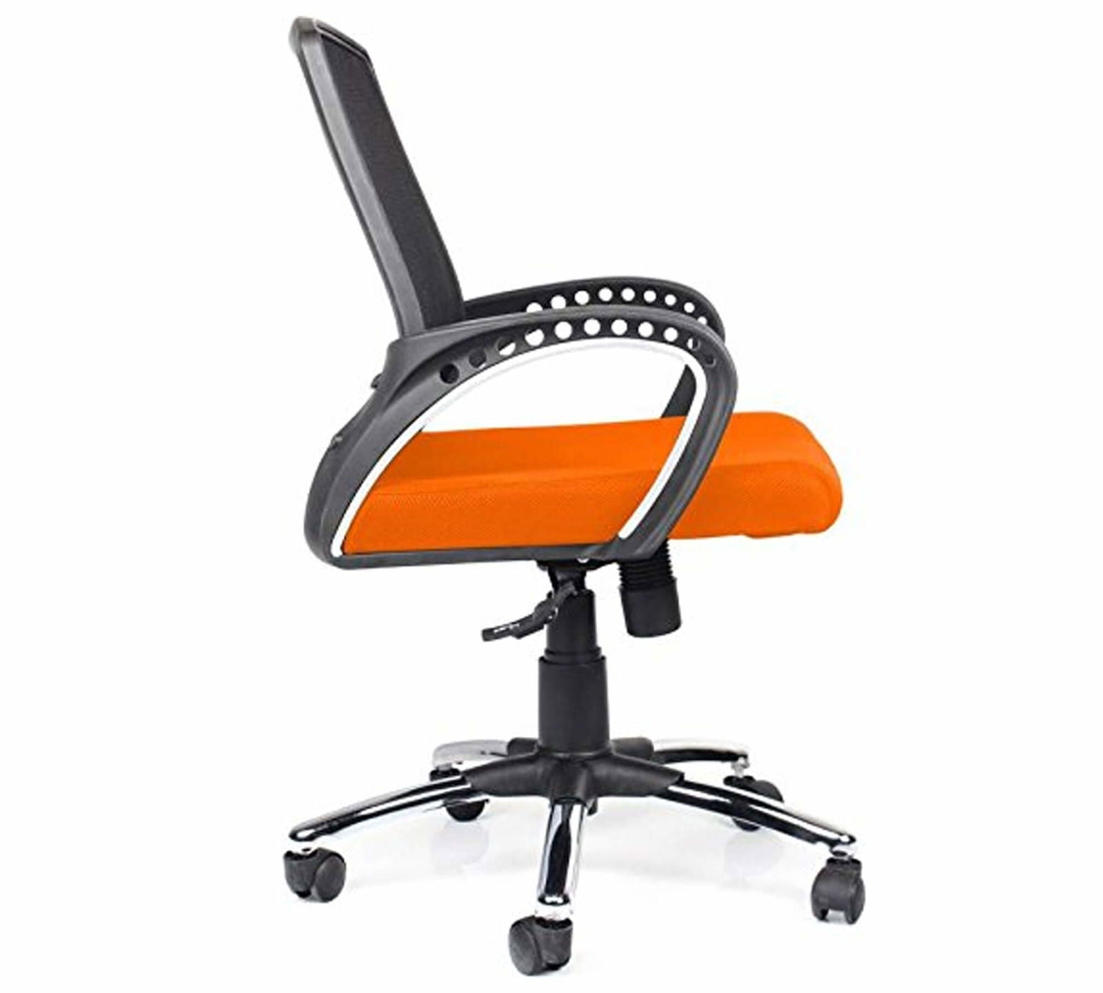Medium Back Office Executive Mesh Chair with Height Adjustable Chrome Base -