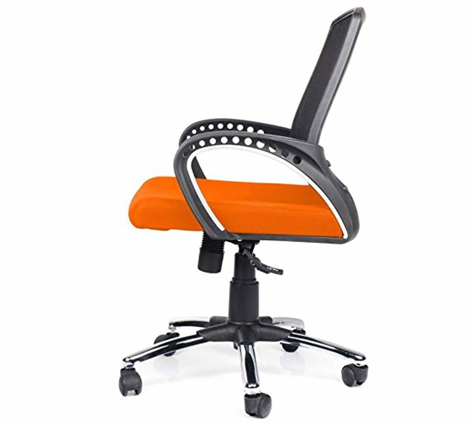 Medium Back Office Executive Mesh Chair with Height Adjustable Chrome Base -