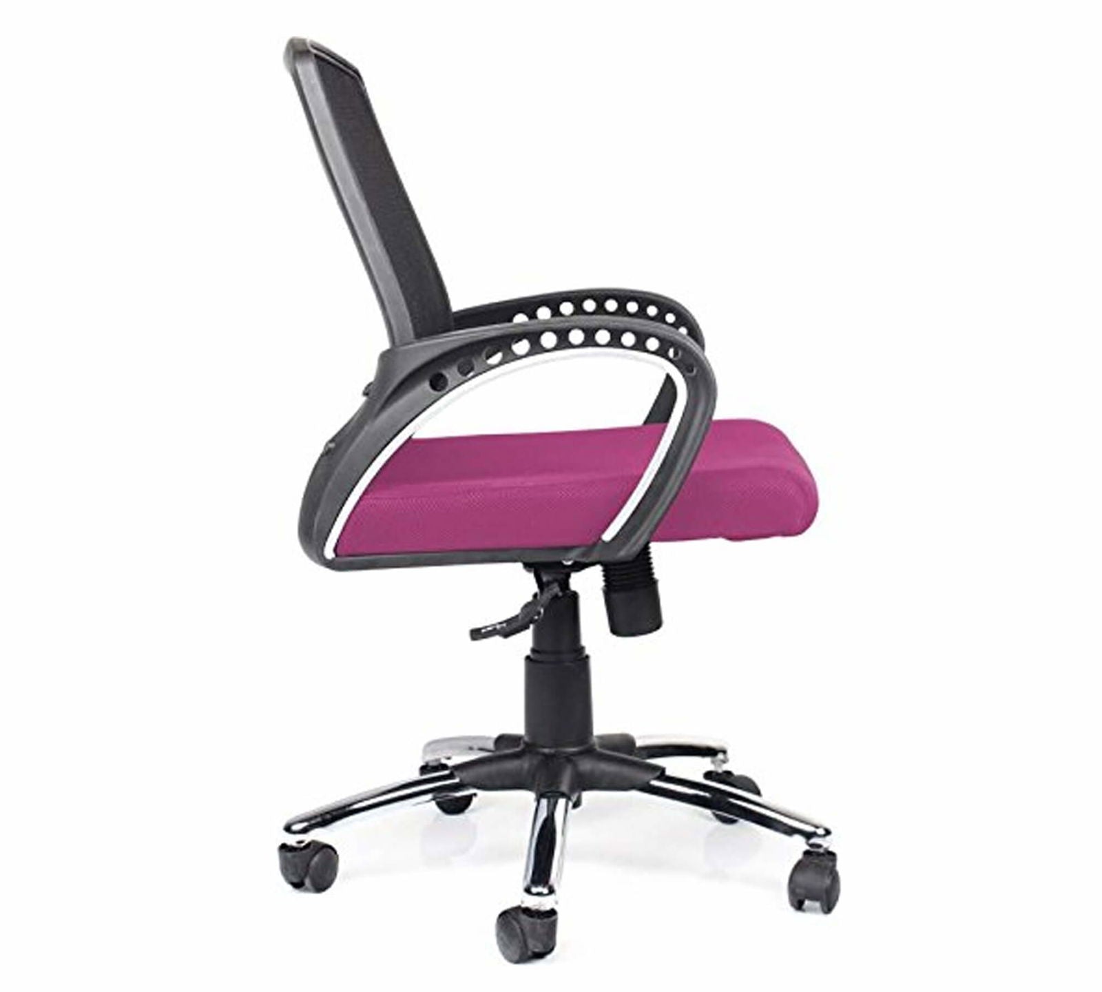 Medium Back Office Executive Mesh Chair with Height Adjustable Chrome Base -