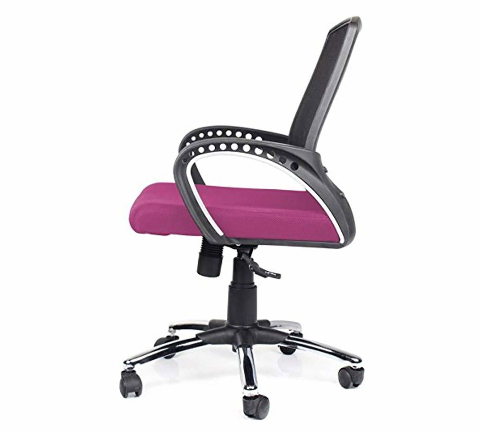 Medium Back Office Executive Mesh Chair with Height Adjustable Chrome Base -