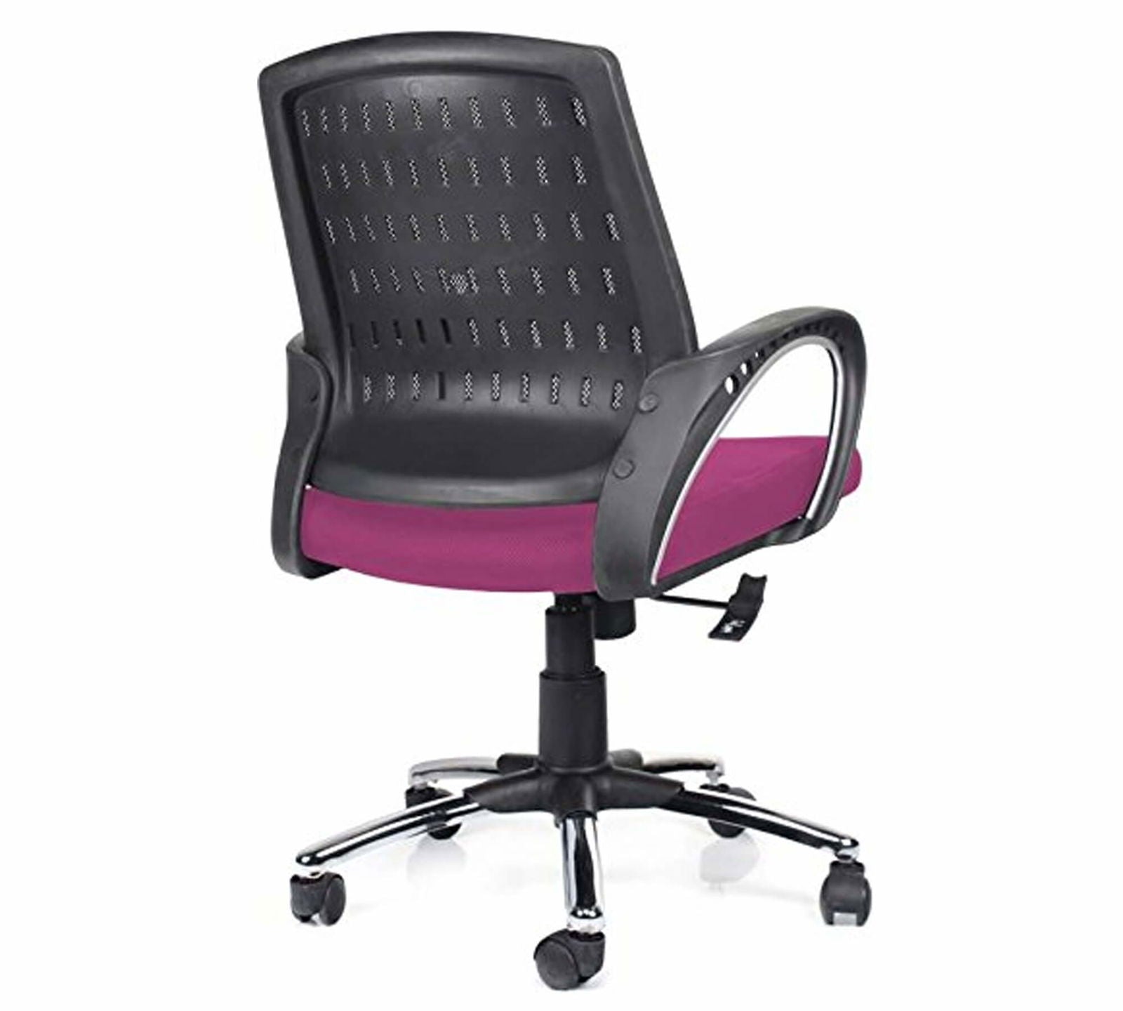 Medium Back Office Executive Mesh Chair with Height Adjustable Chrome Base -