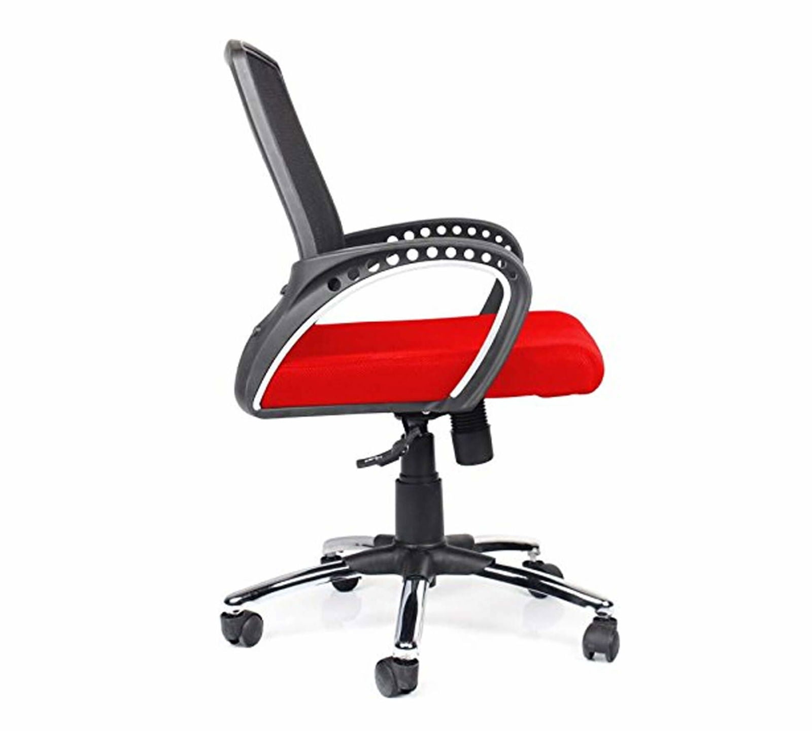 Medium Back Office Executive Mesh Chair with Height Adjustable Chrome Base -