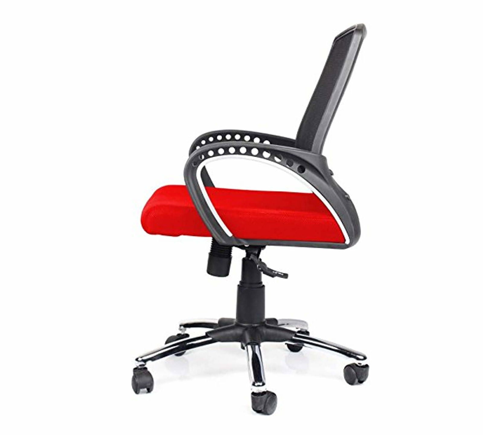 Medium Back Office Executive Mesh Chair with Height Adjustable Chrome Base -