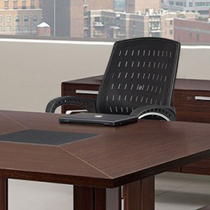 Medium Back Office Executive Mesh Chair with Height Adjustable Nylon Base -
