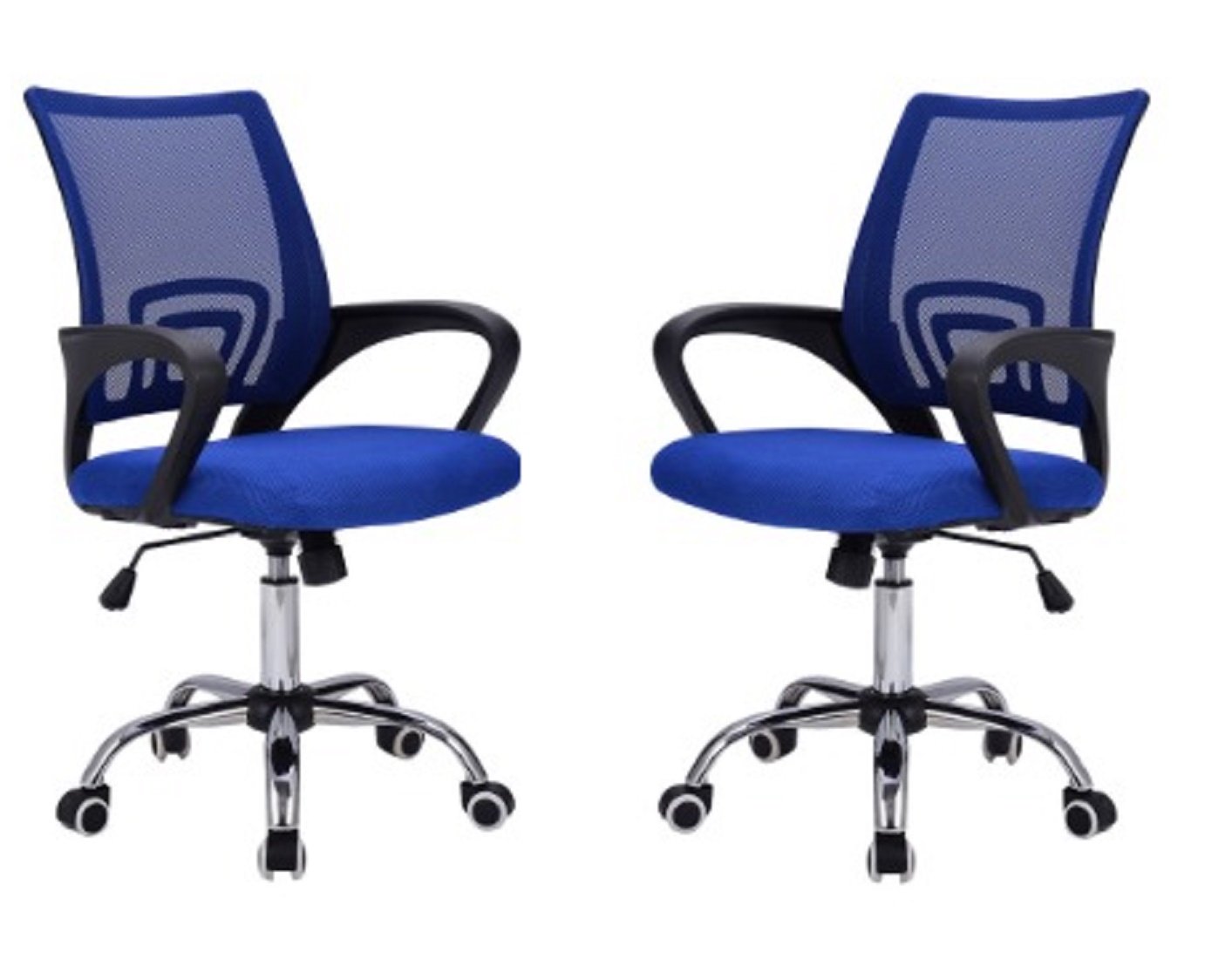 Medium Back Office Executive Mesh Chair with Metal Chrome Base -