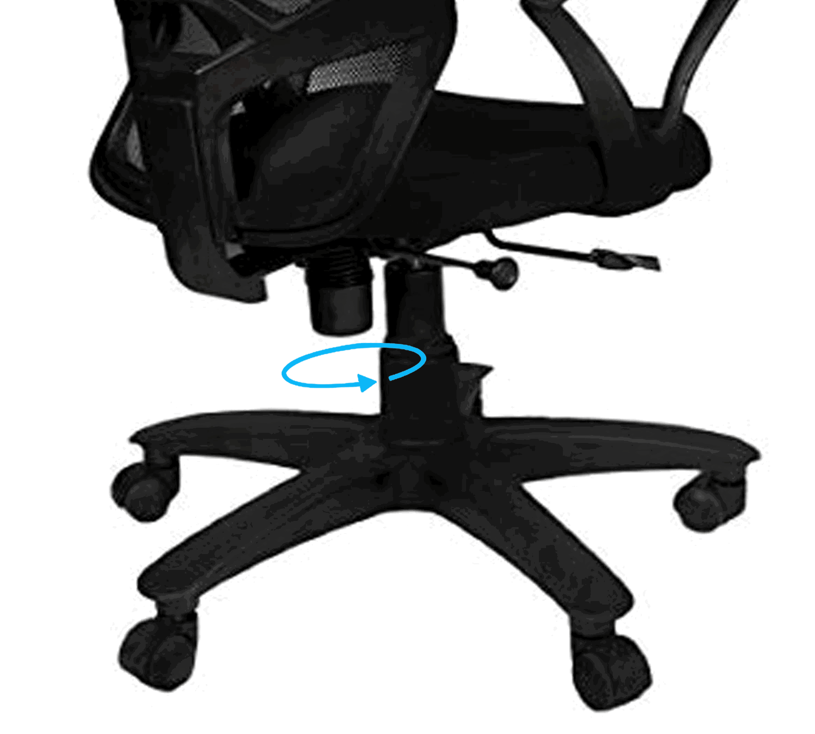 Medium Back Office Executive Mesh Chair with Nylon Base -