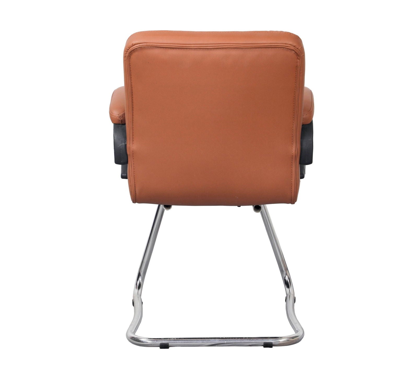 Medium Back Office Visitor Chair Metal Chrome Frame Base -