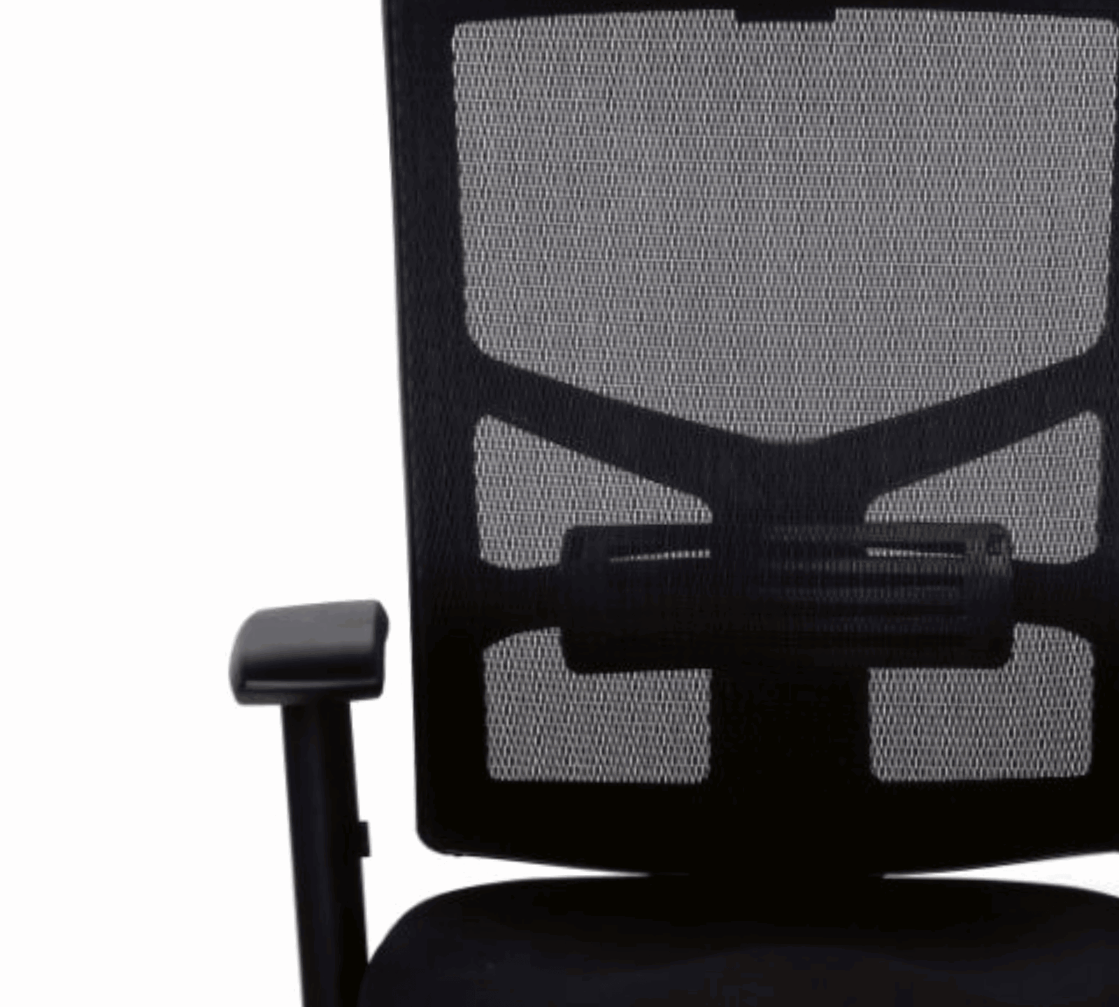 Mesh Office Chair with Height Adjustable Nylon Wheels Base -