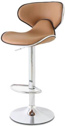 Metal Bar Stools Chrome Base Leatherette Horse -