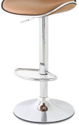 Metal Bar Stools Chrome Base Leatherette Horse -