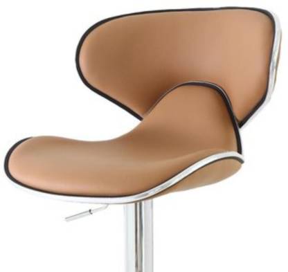 Metal Bar Stools Chrome Base Leatherette Horse -