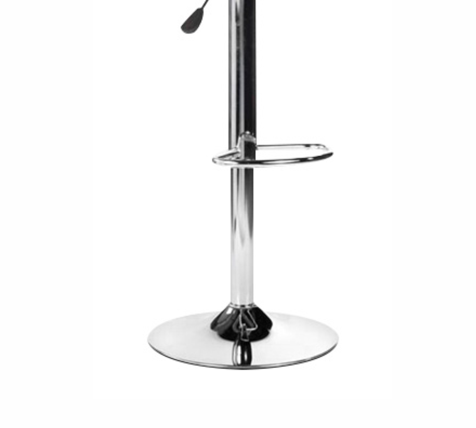 Metal Bar Stools With Chrome Base Leatherette -