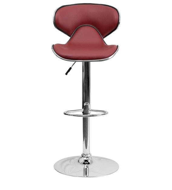 Metal Bar Stools With Chrome Base Leatherette Horse -