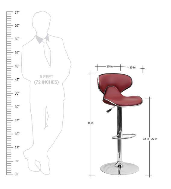 Metal Bar Stools With Chrome Base Leatherette Horse -