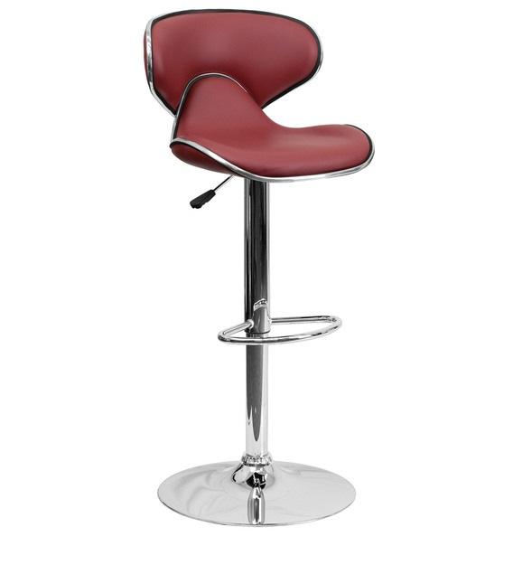 Metal Bar Stools With Chrome Base Leatherette Horse -