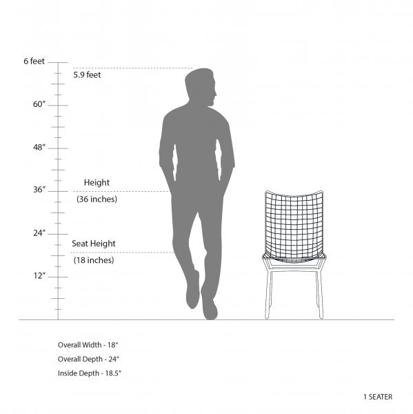 Metal Dining Chairs with Steel Frame Base -