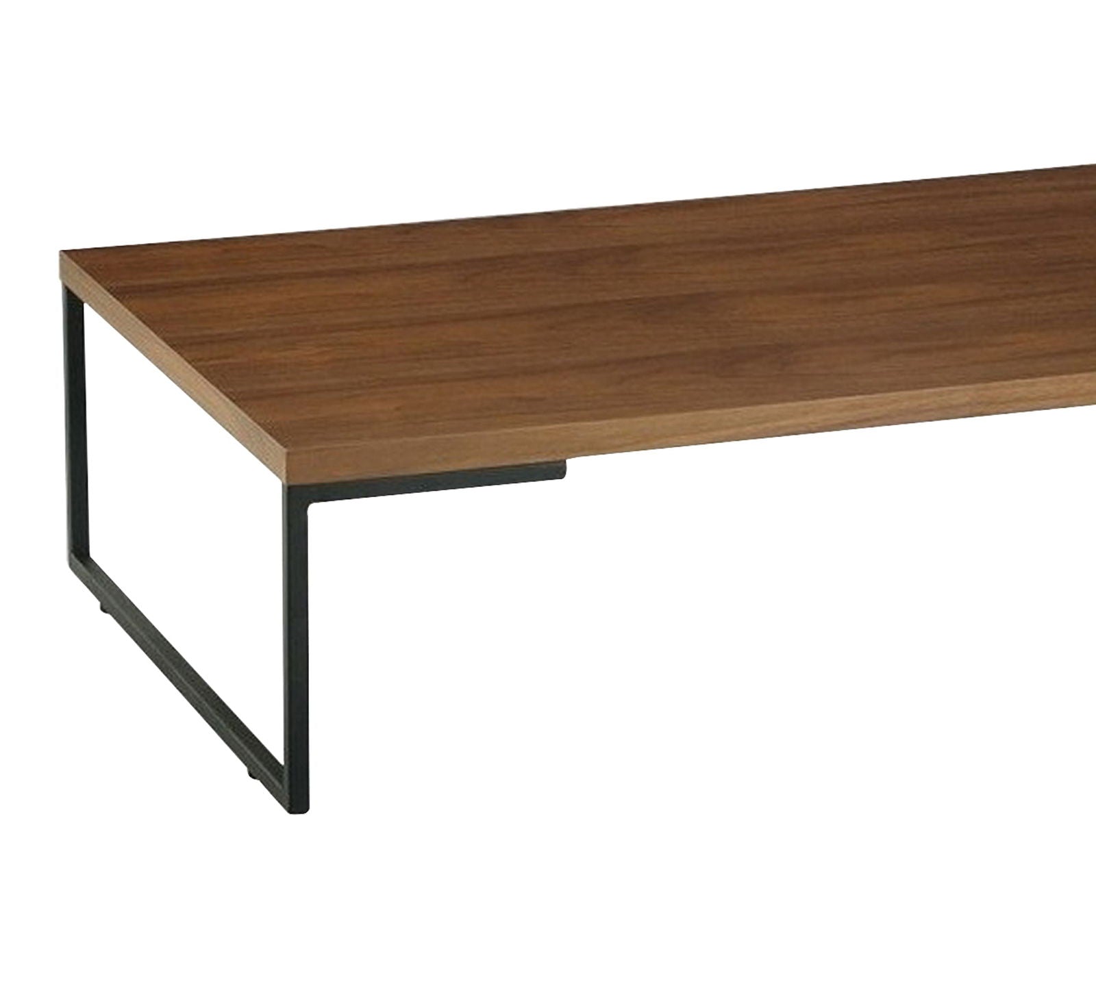 Metal Frame Base Particle Board Top Center Table -