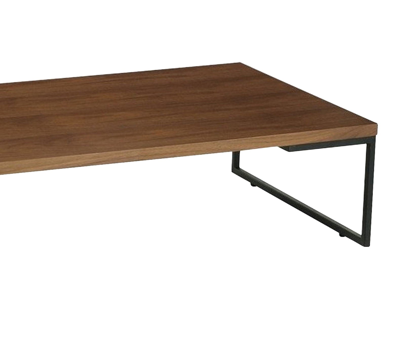 Metal Frame Base Particle Board Top Center Table -